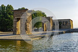 Madrid Spain Temple of Debod. photo